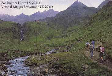 Cestou na Brixner Hutte